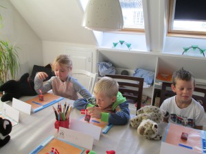 Der arbejdes i Bamseskolen